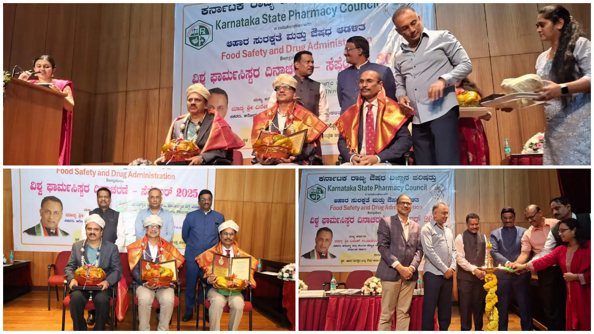 Principal Dr. H. Doddayya Honoured with the State-Level Eminent Pharmacist Award