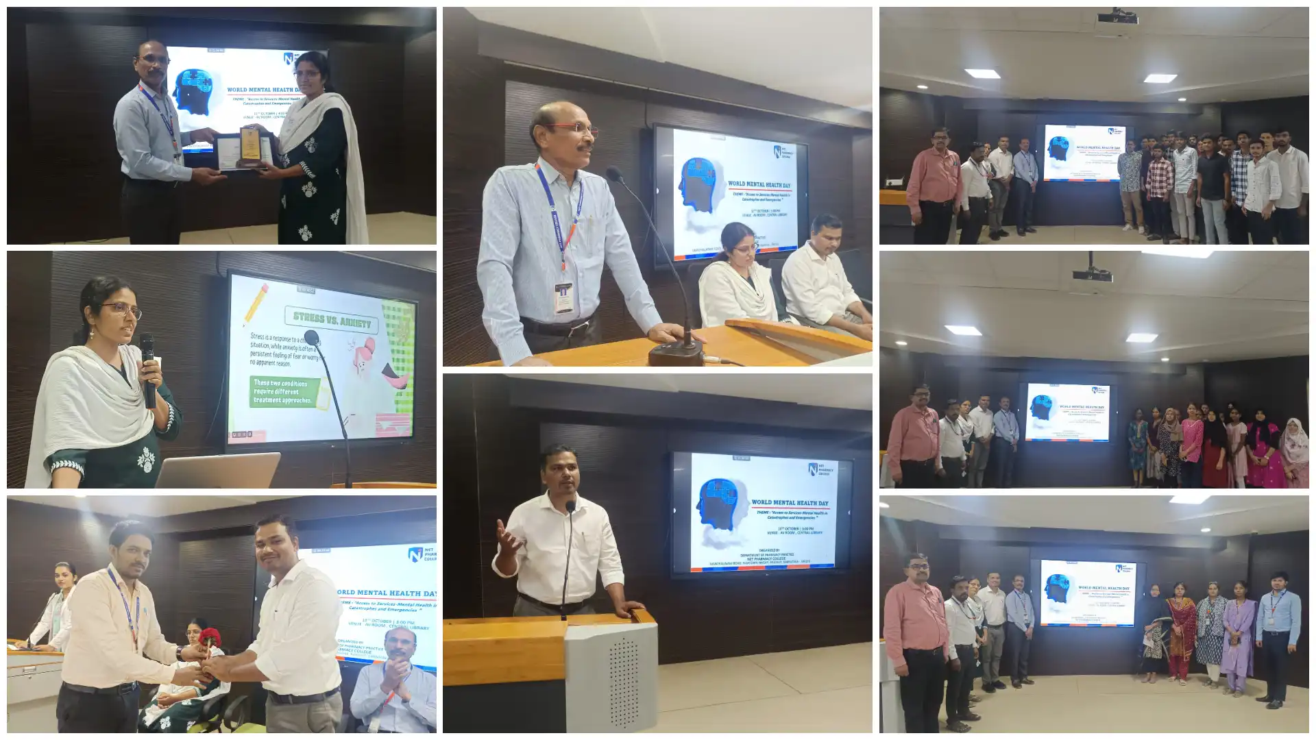 World Mental Health Day 2025: Focusing on Stress & Time Management at NET Pharmacy College