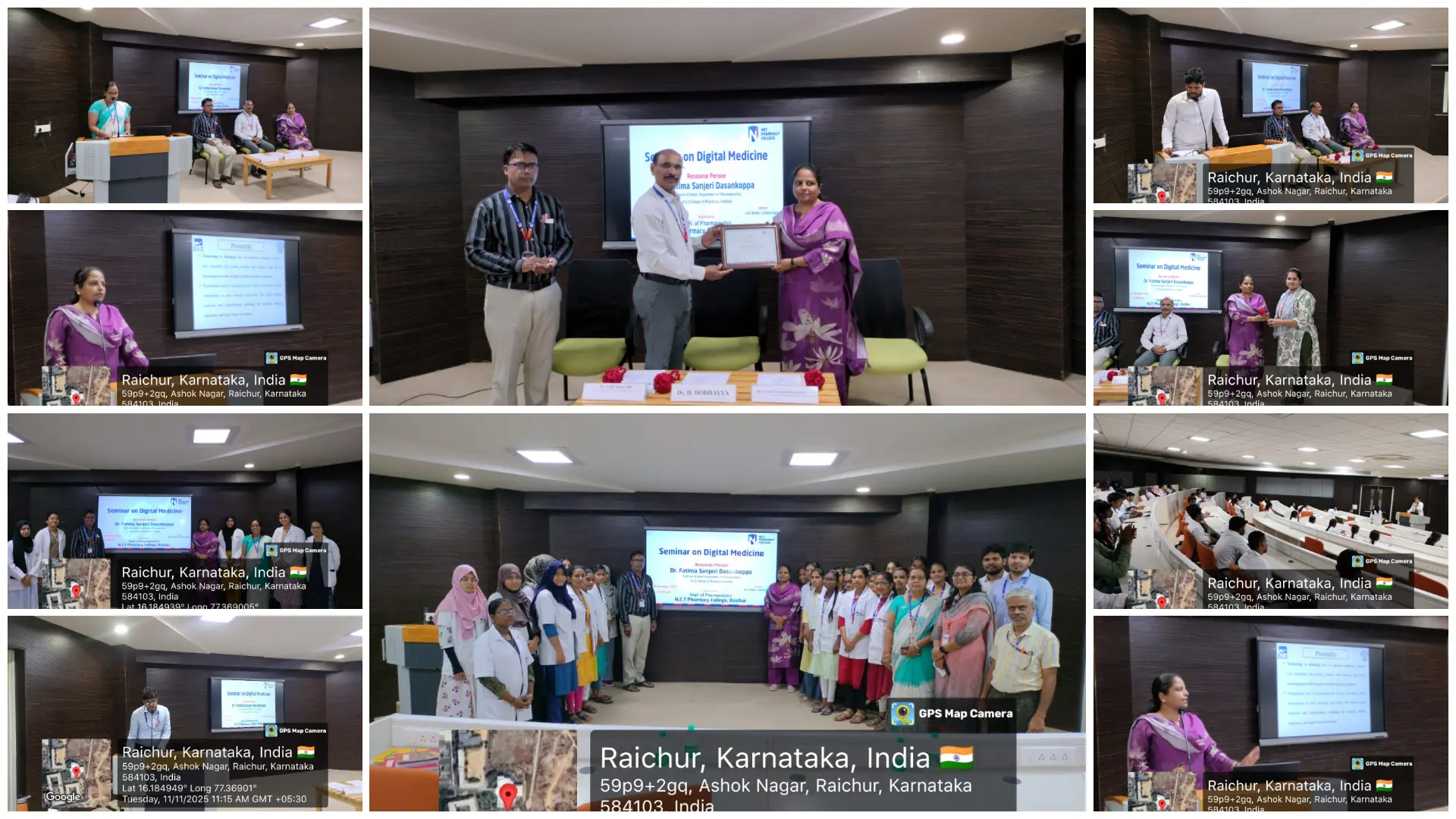 Digital Medicine Seminar at N.E.T Pharmacy College