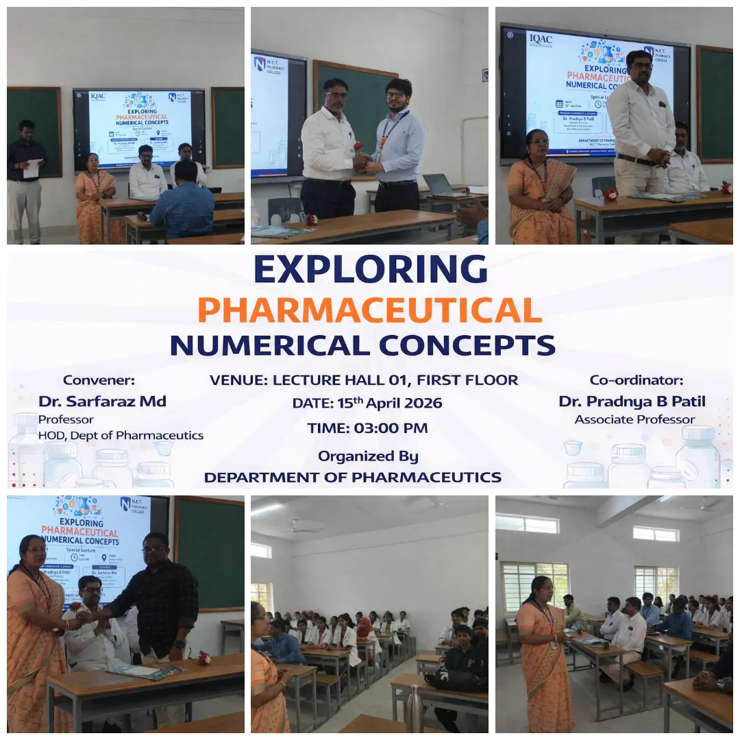 Report on Special Lecture: Exploring Pharmaceutical Numerical Concepts