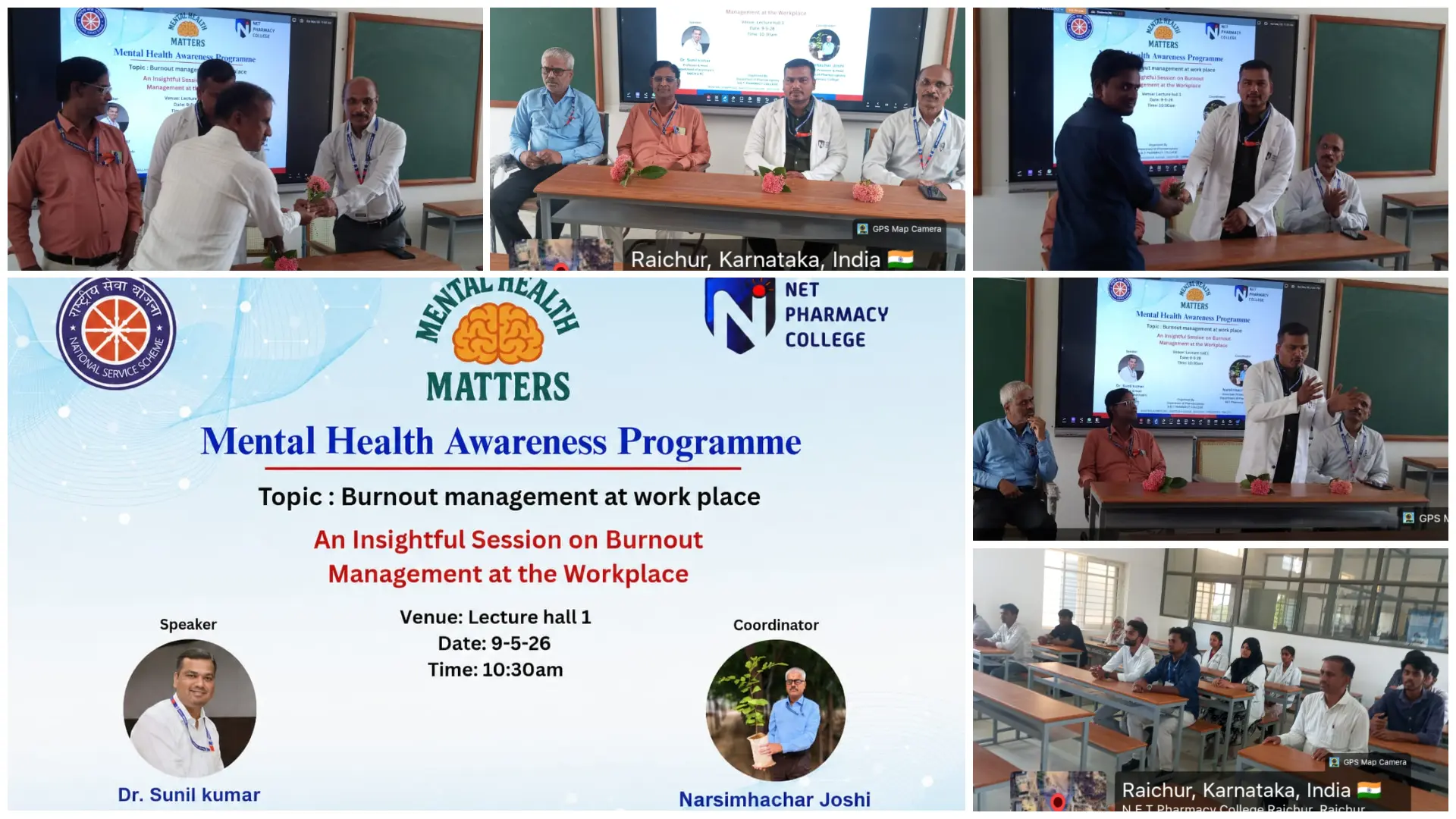 Mental Health Awareness Programme on “Burnout Management at Workplace”