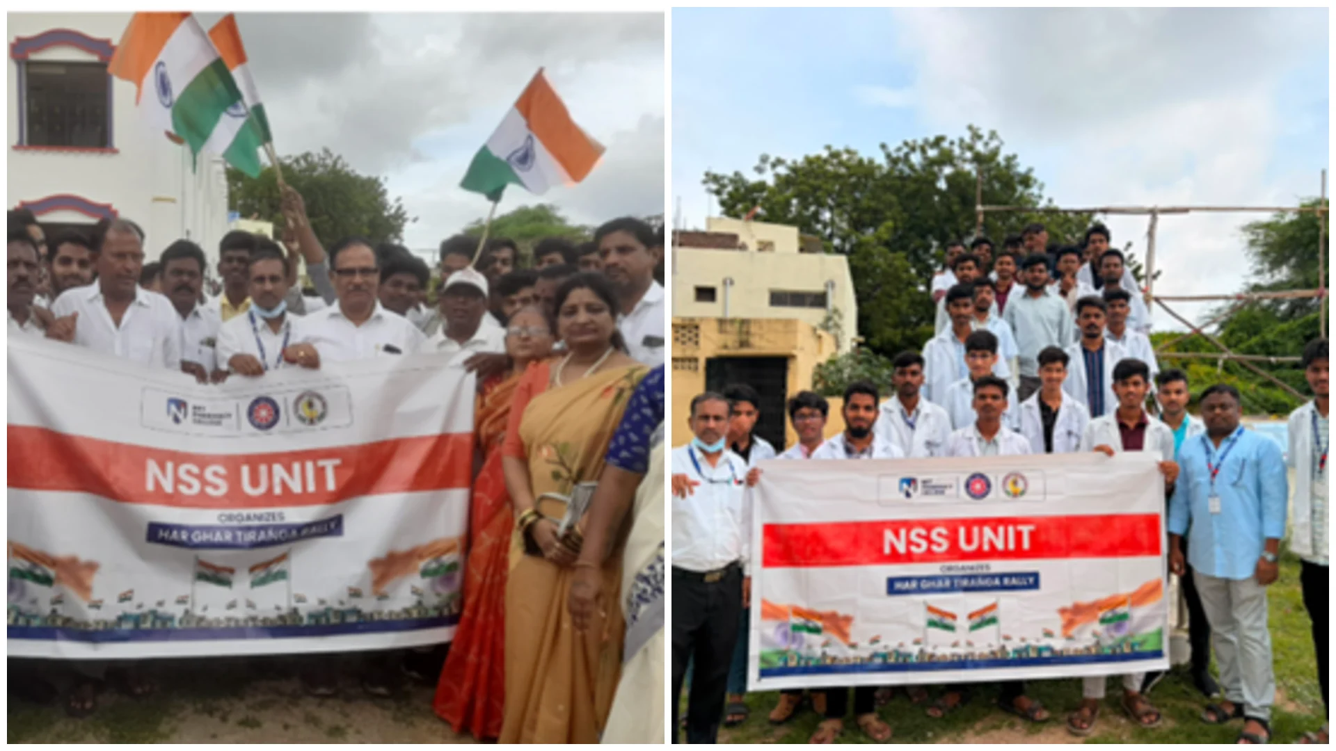 Har Ghar Tiranga Rally Campaign 2026 | N.E.T. Pharmacy College, Raichur